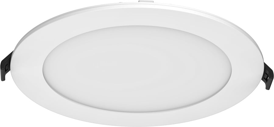WFR6R12940UNVWS Round Recessed Wafer Downlight With Hinged Cover, LED Lamp, 12 W Fixture, 6 in Ceiling Opening, 120 to 277 V AC, Die Cast Aluminum Housing