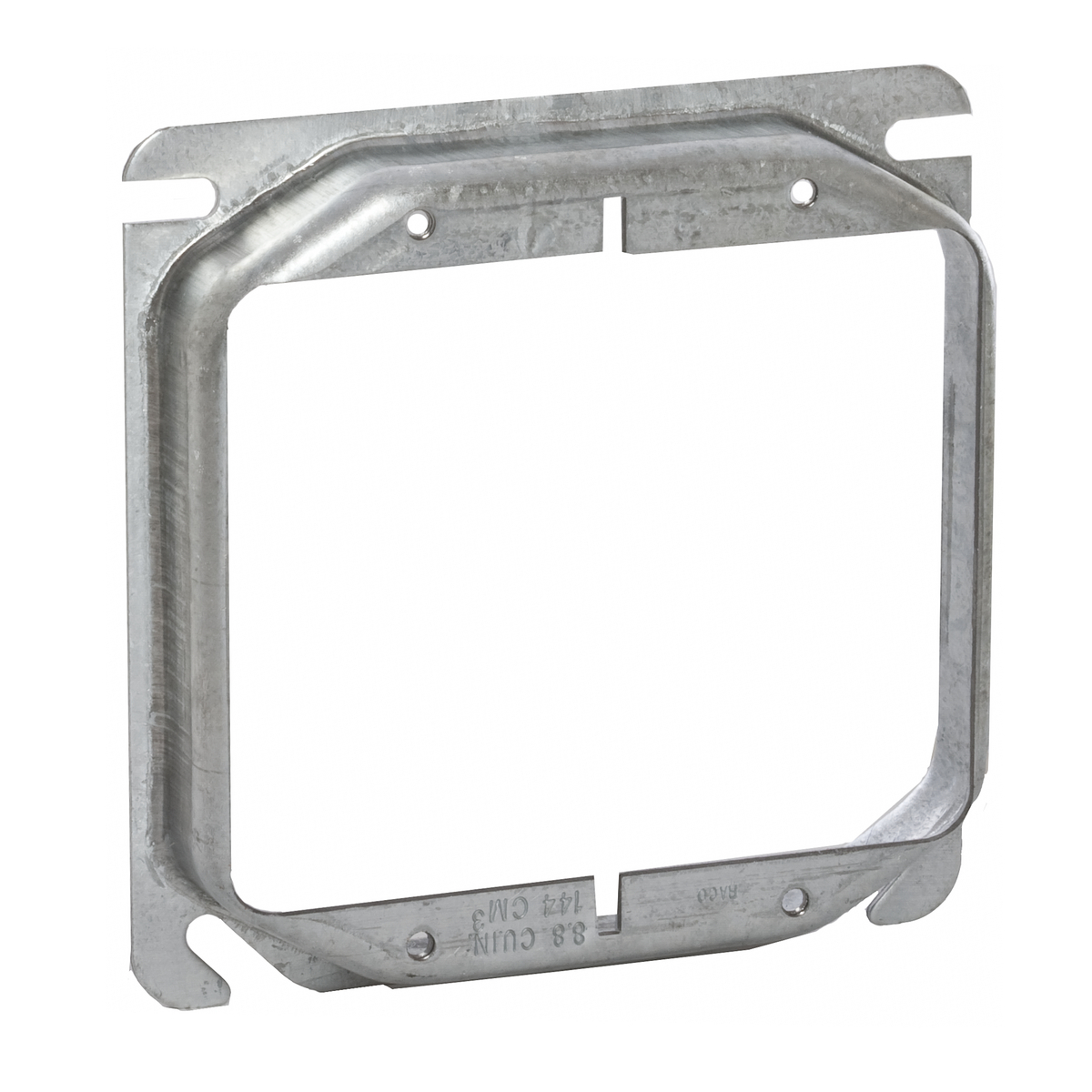 779 Elite Fabricated Pre-Wired Standard Box Cover, 4 in L x 4 in W, Receptacle/Switch Cover, Steel