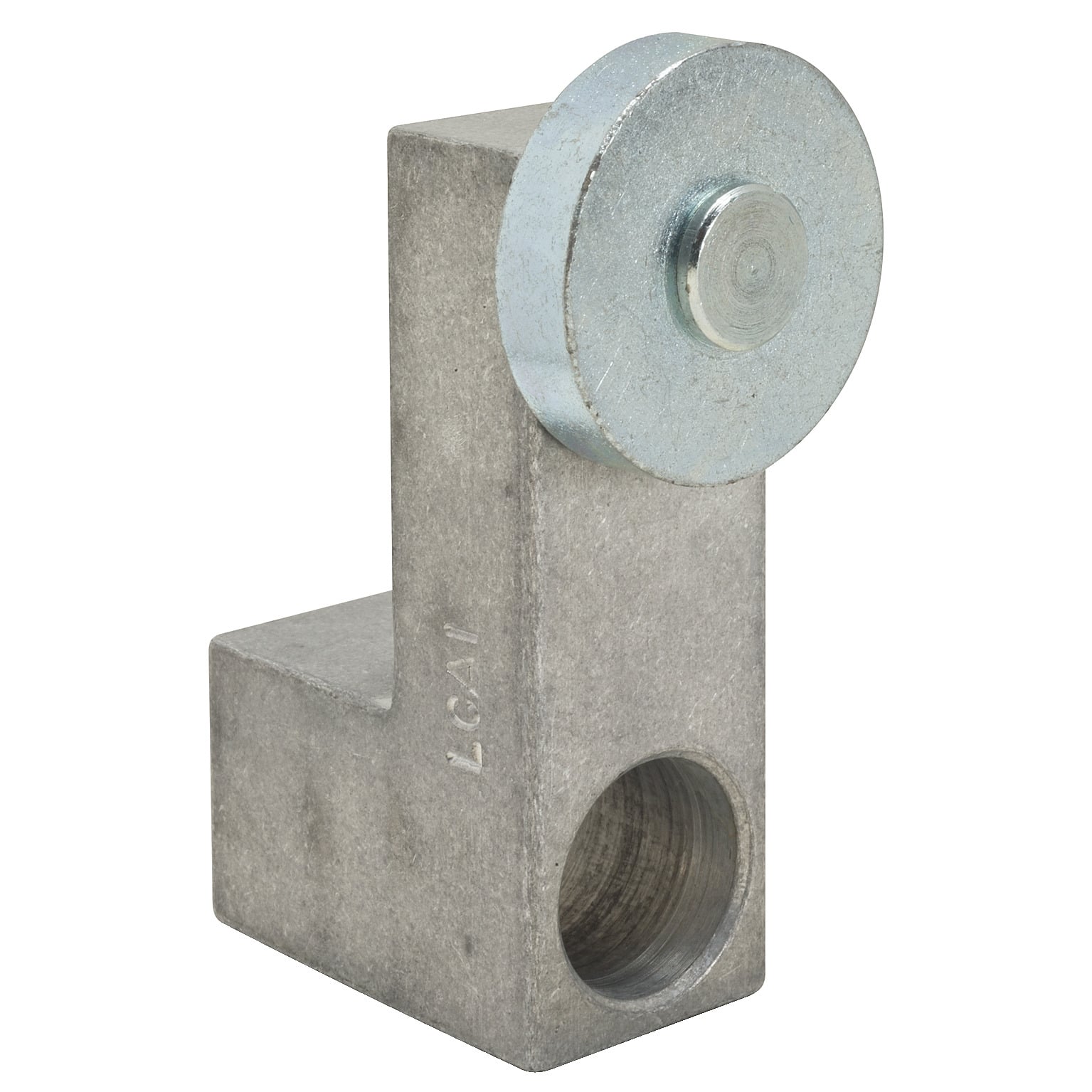 LCA1 Style LC 360 deg Angular Adjustable Spring Return Roller Lever, 1-1/2 in L, Steel Roller, Aluminum Arm