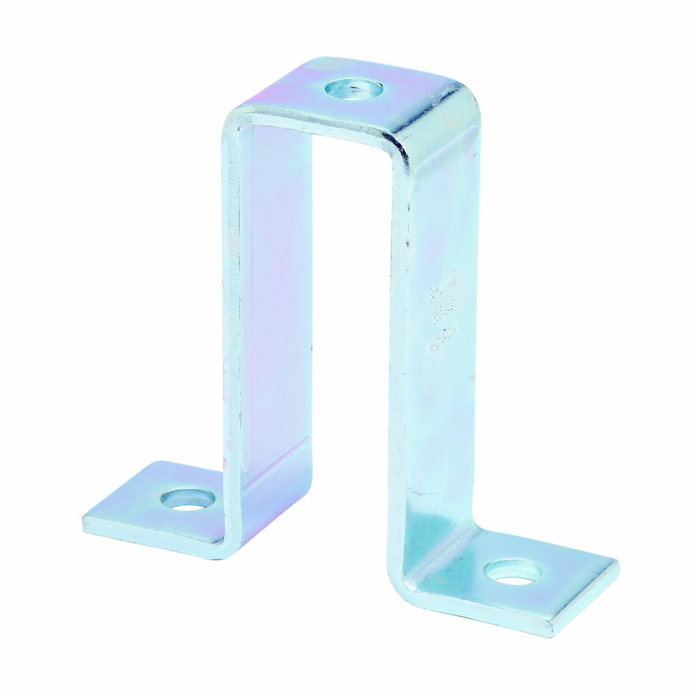 B588ZN 3-Hole U-Support, 5-7/16 in W x 1/4 in THK, Steel