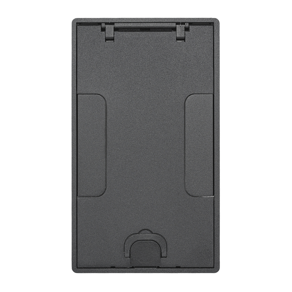 24GTCVRBK Standard Floor Box Cover, 10.69 in L x 6.19 in W, Cast Aluminum