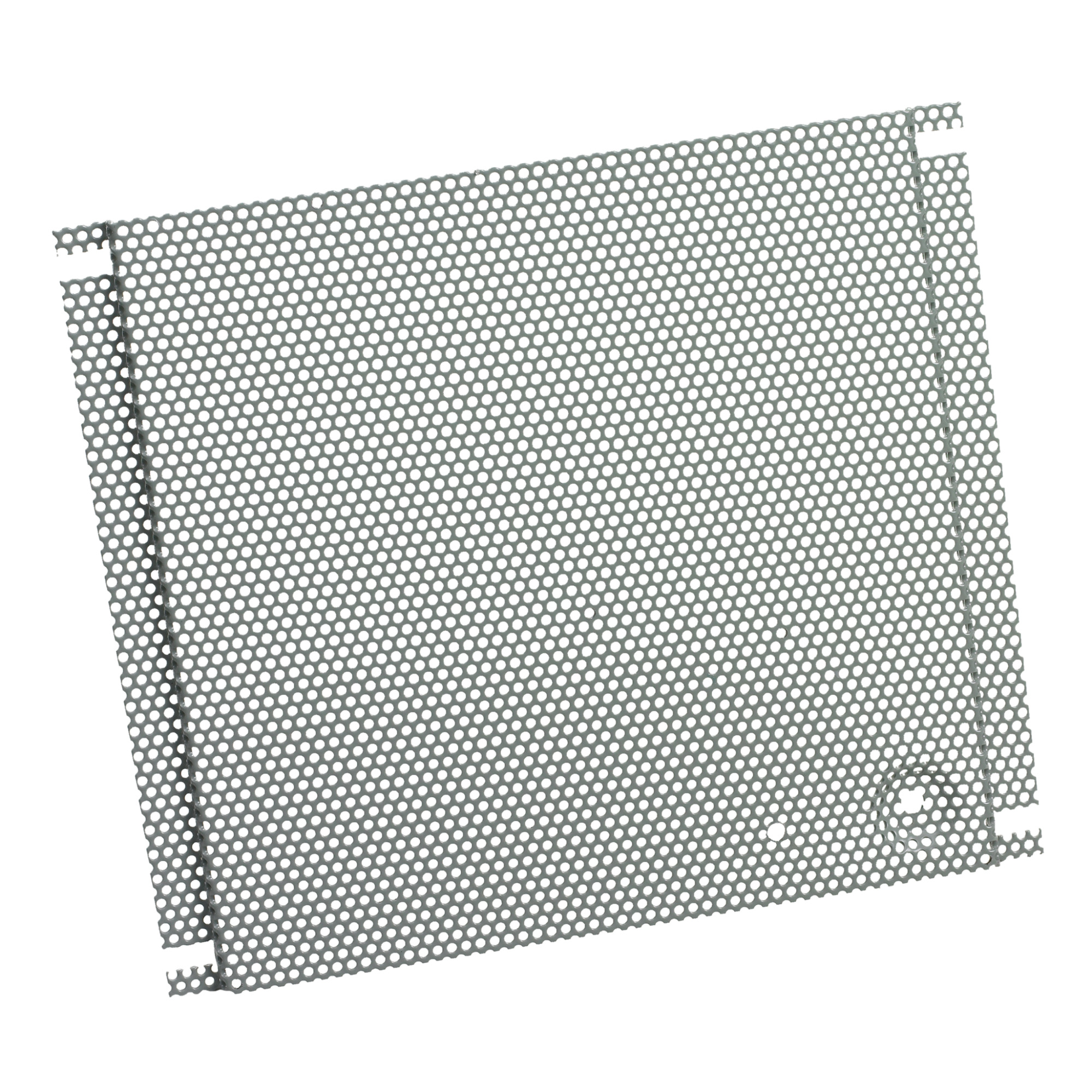 PB66PP PNLP Perforated Panel, 5-1/2 in W x 4.4 in H, 16 ga Steel, Gray