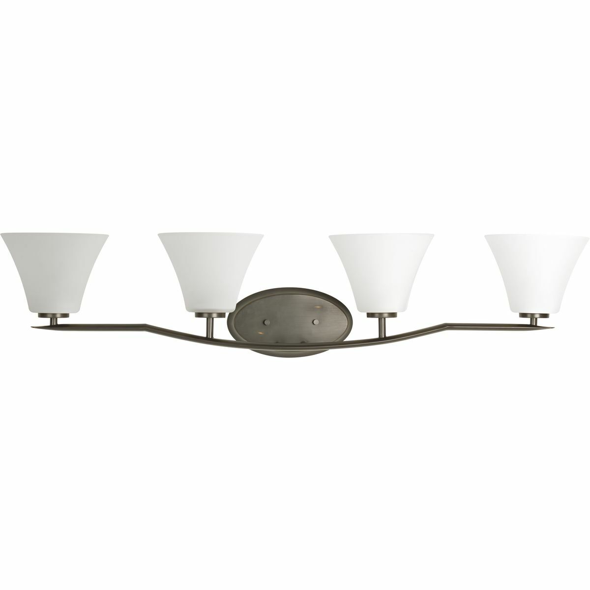 P2007-20W Bravo Transitional Modern Bath and Vanity Fixture, (4) Lamp, 120 V AC, Antique Bronze Painted Housing