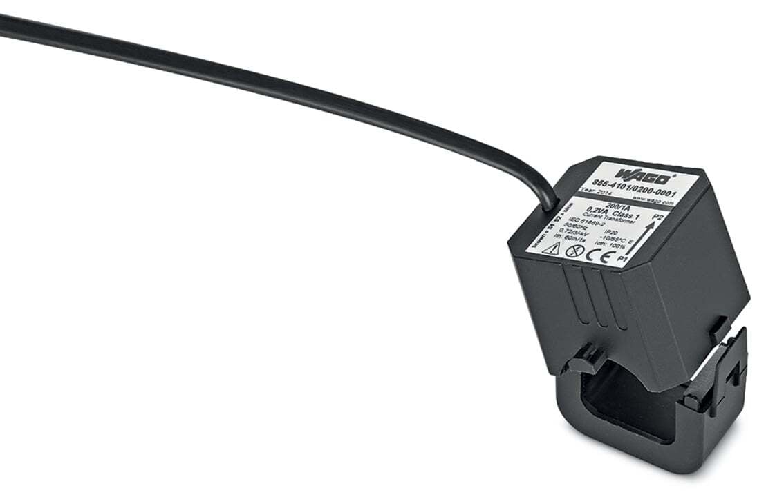 855-4101/200-001 Split Core Current Transformer, 200:1 Current Ratio, 200 A Primary, 1 A Secondary, 50 to 60 Hz