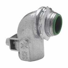 ACB5090 Corrosion-Resistant Conduit Connector, 1/2 in Trade, 0.52 to 0.92 in Cable Openings, Steel, Electro-Plated Zinc