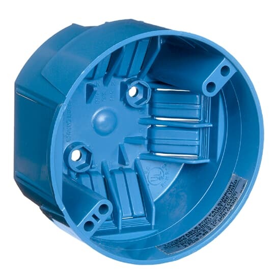 B720R-SHK Carlon New Work Non-Metallic Ceiling Box, PVC, 20 cu-in Capacity, 2-5/16 in D