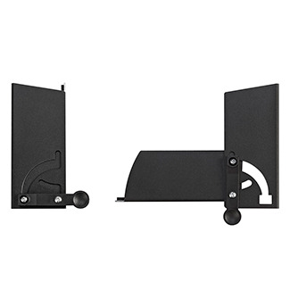 49400-FHB Front Hinged Mounting Bracket, 5.22 in H x 18 in W x 3.18 in D, Rack Mount, Steel, Black, For Use With Patch Panel/Wire Management