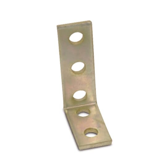 B-917 Kindorf Angle Fitting Connector, 5 Holes, 4-1/2 in L x 1-1/2 in W x 1/4 in THK, Steel
