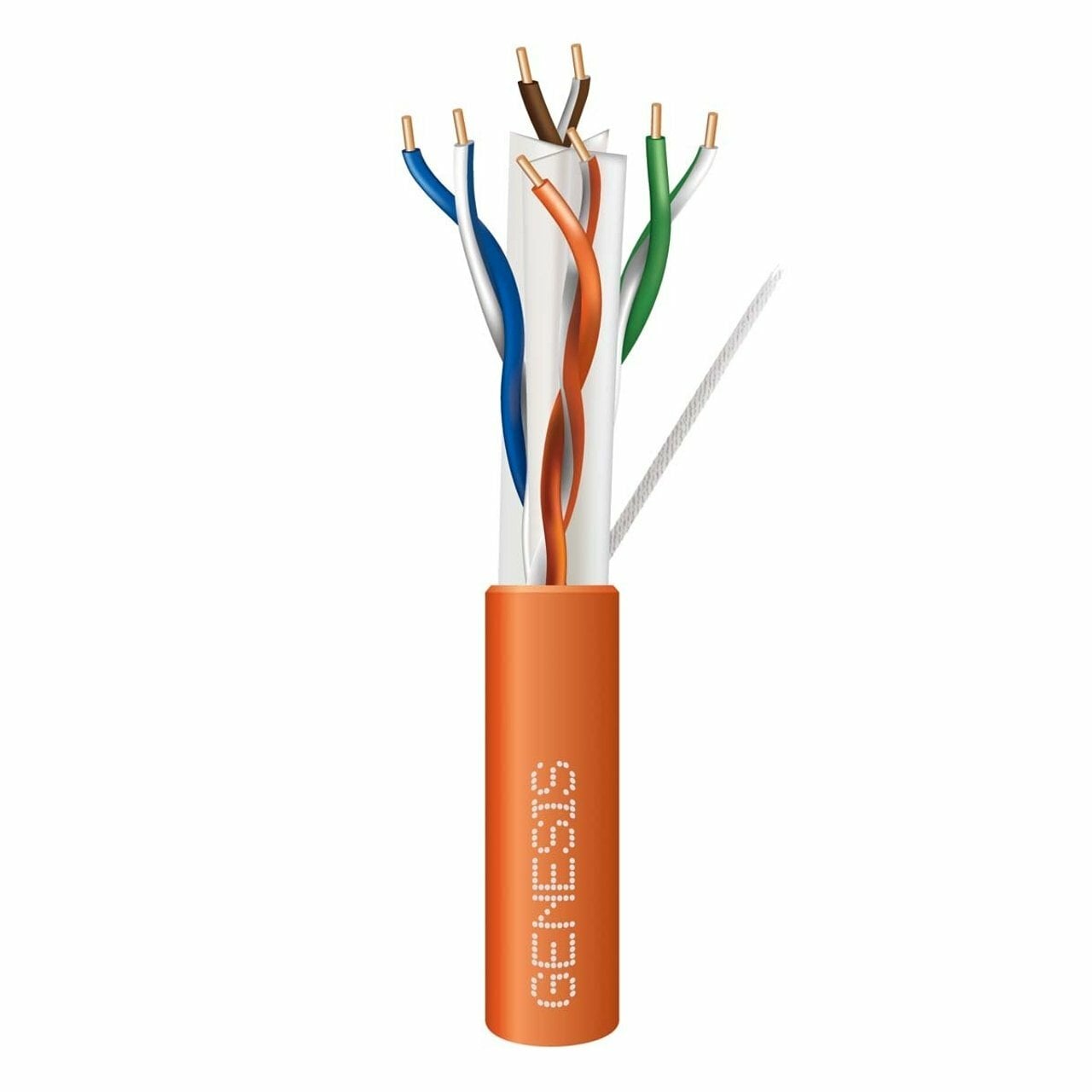 23/4PR CAT 6 PLUS CABLE - 1000 FT PULL BOX - ORANGE