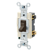 54504-2 4-Way Framed Grounding AC Quiet Toggle Switch, 120/277 V AC, 15 A, 1/2, 2 hp Power Rating