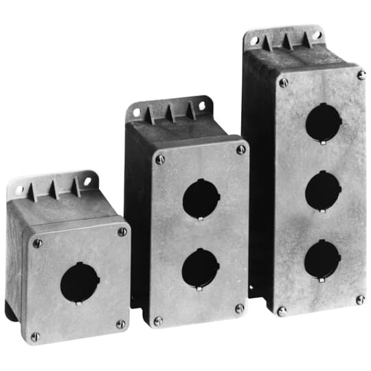 CP300N Carlon Circuit Safe Non-Metallic Pushbutton Enclosure, 9.38 in L x 3-1/2 in W x 3.38 in D, Thermoplastic