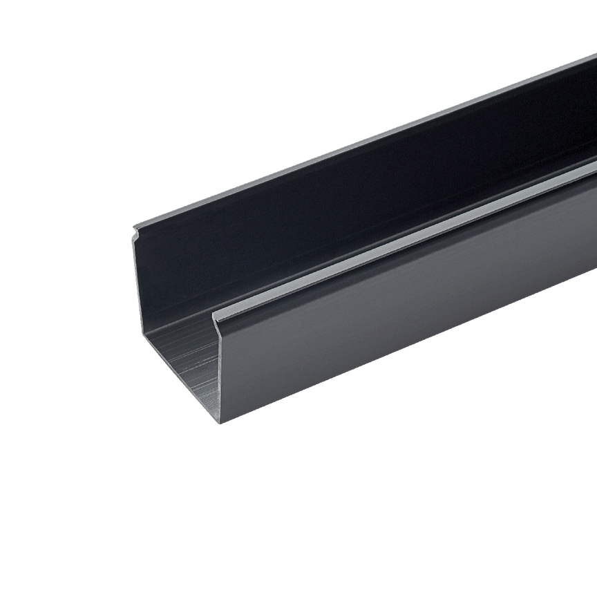 FS2X2BL6 Panduct Type FS Solid Wall Base Wiring Duct, 2-1/4 in W x 2 in D, PVC