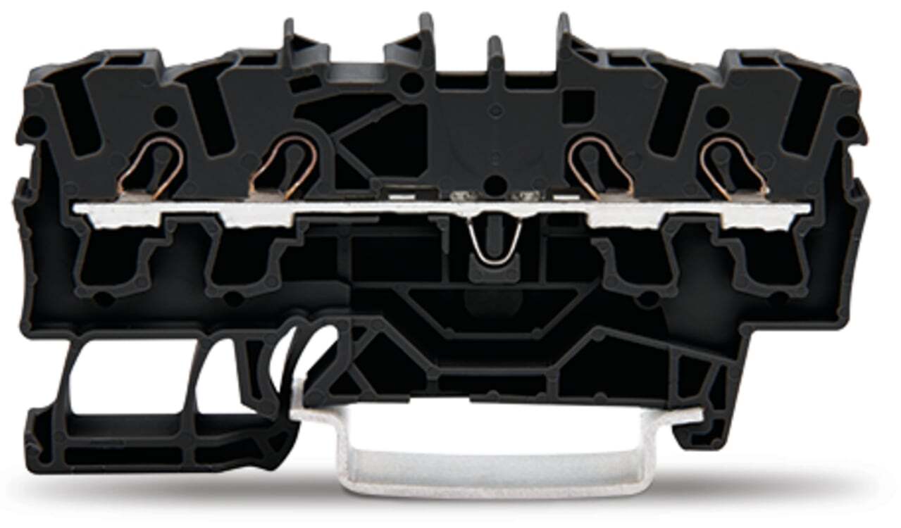 2002-1405 2002 4-Conductor Terminal Block, 1.29 in L x 0.20 in W x 2.7 in H, Polyamide