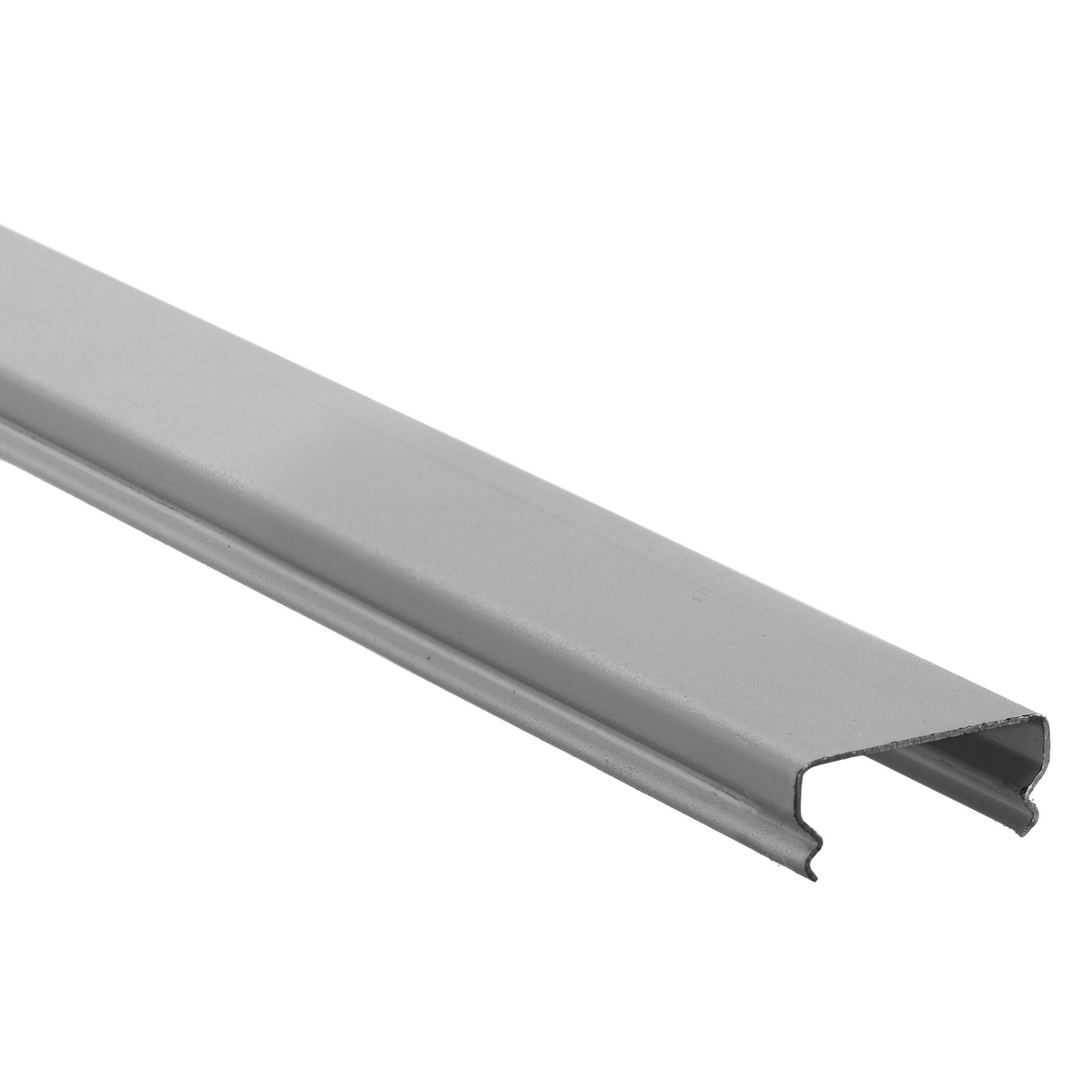 HBL2000CGY 1-Channel Removable Standard Raceway Cover, 5 ft L x 1.31 in W x 0.83 in H, Rolled Steel, Gray