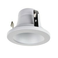 19502WH Baffle Trim, 3-1/2 in ID x 5 in OD, Incandescent Lamp, For Use With 4 in Recessed Housing, Aluminum