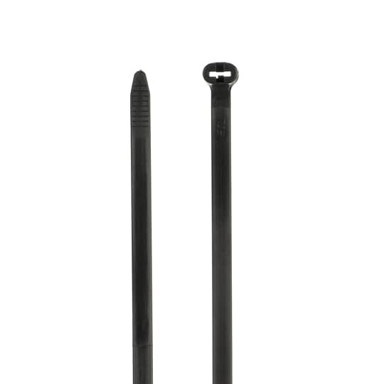 TY53510MX Ty-Rap Standard High Performance Cable Tie, 35 in L x 0.32 in W x 0.07 in THK, Nylon/Polyamide 6.6, Black