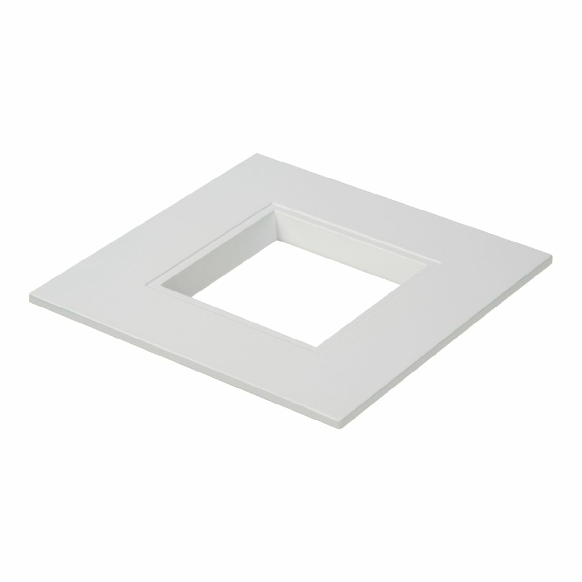 RSQ6TRMMW Halo Square Recessed Lighting Trim, LED Lamp, For Use With RSQ6 6 in Square All Purpose LED Retrofit Module, Die Cast Aluminum