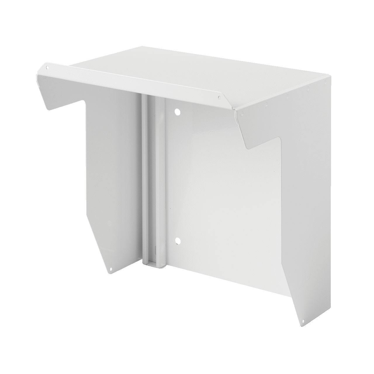 SW2MGLWH A80SH Solar Shield, 20 in L x 20 in W, For Use With 16 x 16 x 10 in Enclosure, Galvanized Steel, White