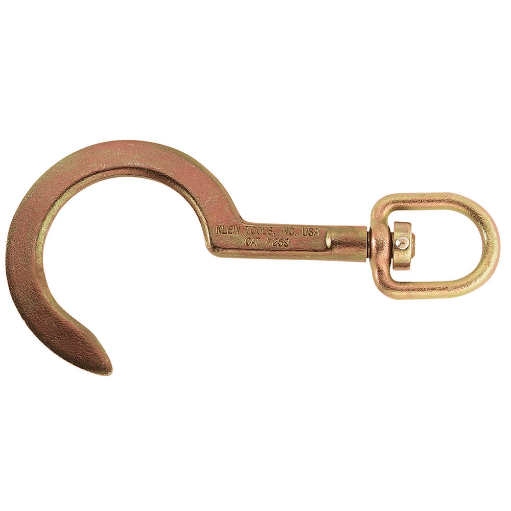 259 Swivel Anchor Hook, 750 lb Load, 1-7/8 in Hook Opening