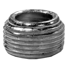 IMC Fittings, Reducing Bushing Flushing Type, Material: Steel/Zinc, UL Standard: 514B, Trade Size: 1 x 1/2, Dimensions: Diameter .71 Inches, Height 1.28 Inches