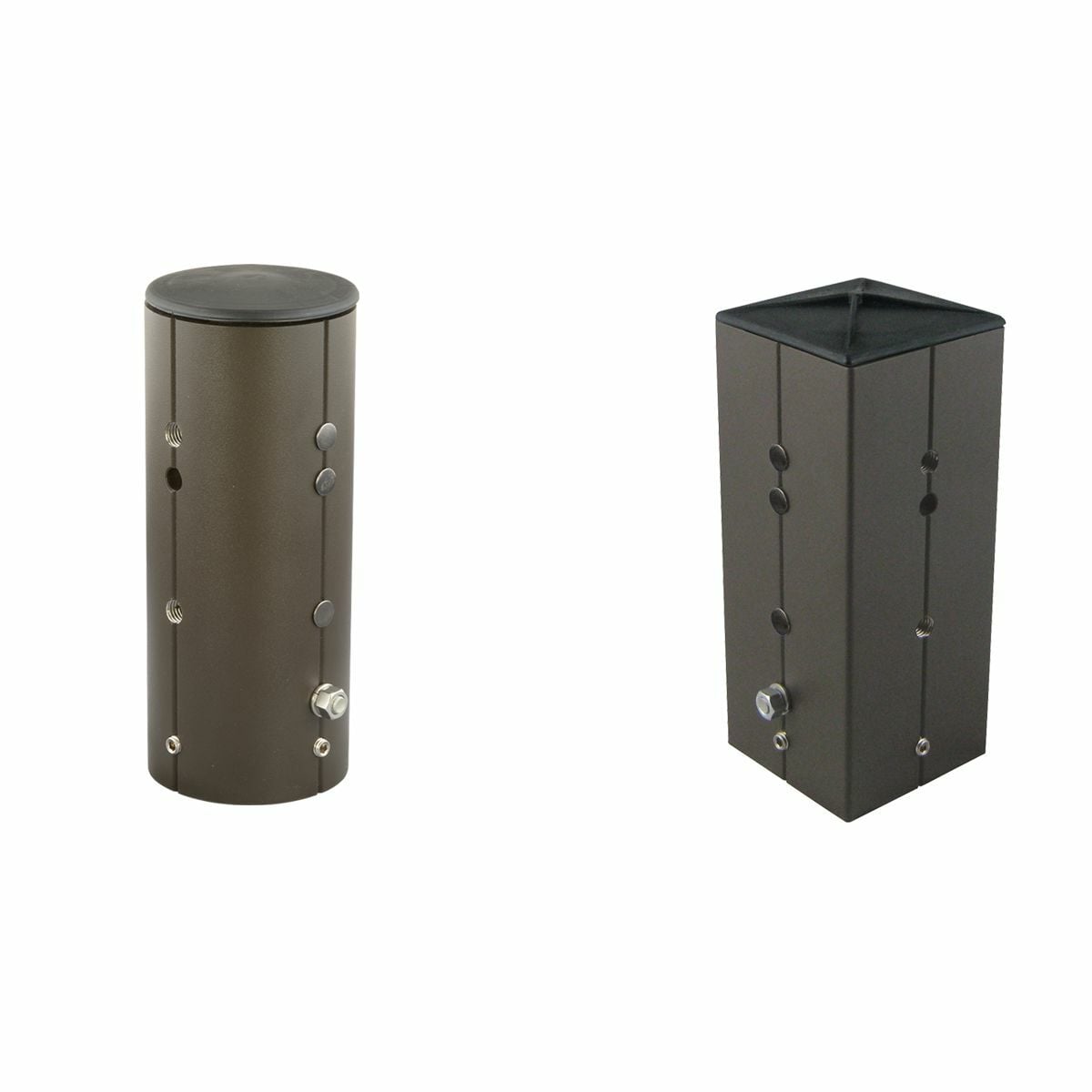 4 in square pole cap.