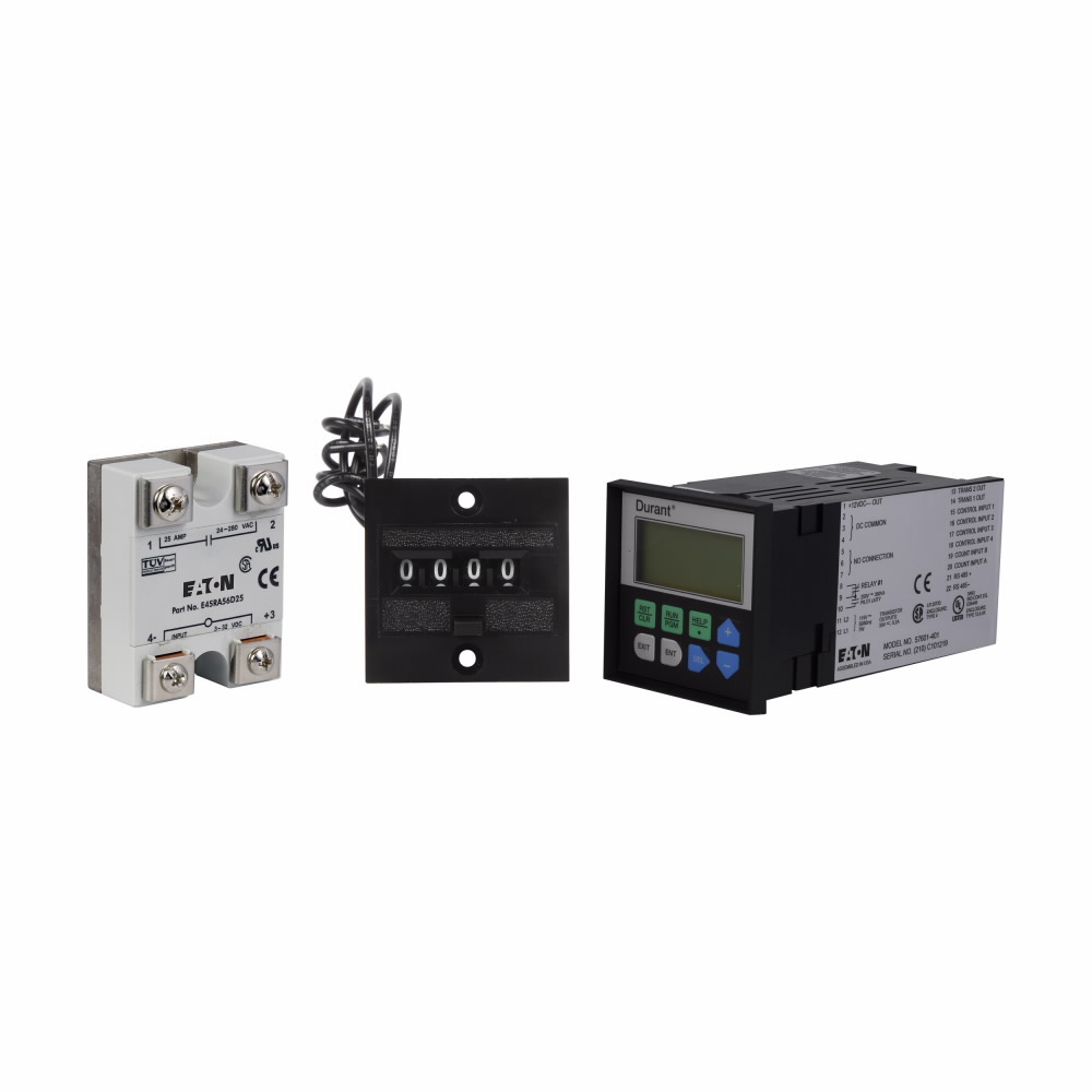 5-X-1-1-L-REV X Series Pushbutton Desk Tally Totalizer, 5 Digits, White-On-Black Background Display