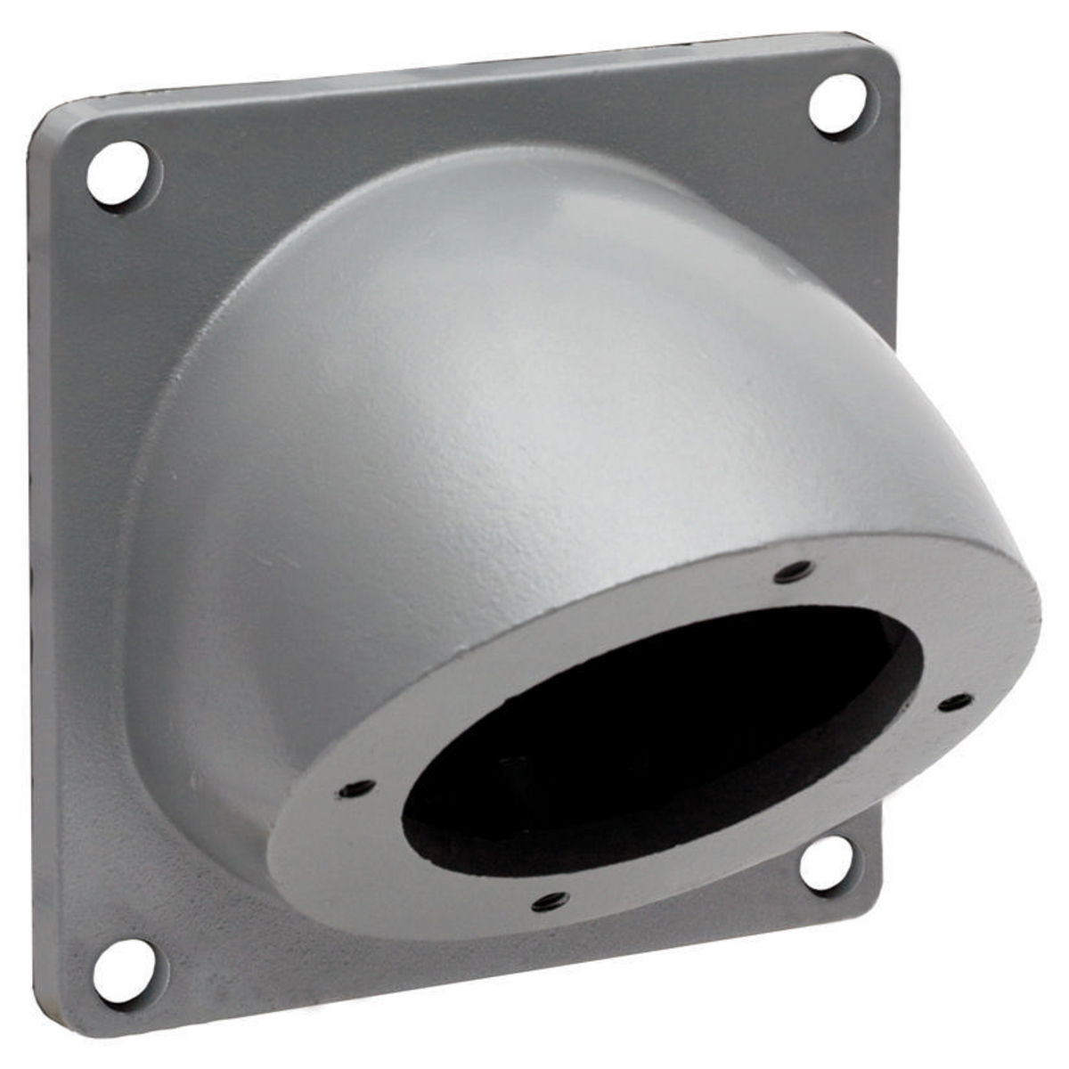AA20045 3-Phase Back Box Grounding Heavy Duty Standard Watertight Angle Adapter, 600 V AC, 200 A, 3 Poles, 4 Wires, Gray
