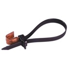 Messenger Hanger and Hanger Strap-Releasable, Black Nylon 12 for Temperatures up to 80 Degrees Celsius (176 F), Weather and Ultraviolet Resistant, Stainless Steel Hook, Length of 584.2mm (23.0 Inches), Width of 13.21mm (0.520 Inch), Tensile Strength Rating of 890 Newtons (200 Pounds)