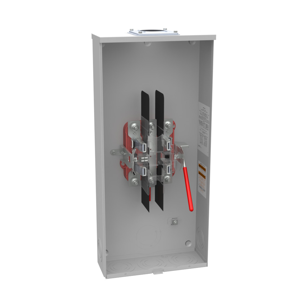 U9865-RRL-5T9 5 Term, Ringless, Large Hub Opening Adapt to Small, Lever Bypass, 5th Term 9 Oclock Position