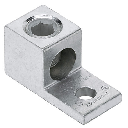 AlMechLug,#4AWG-600kcmil,3/8StudPKG6Y
