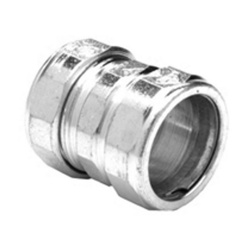 265-US Bridgeport Compression Coupling, 2 in, For Use With EMT Conduit, Steel, Zinc Plated