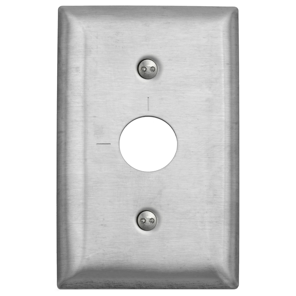 SS12RKLM Standard Wall Plate, 1 Gangs, 302/304 Stainless Steel