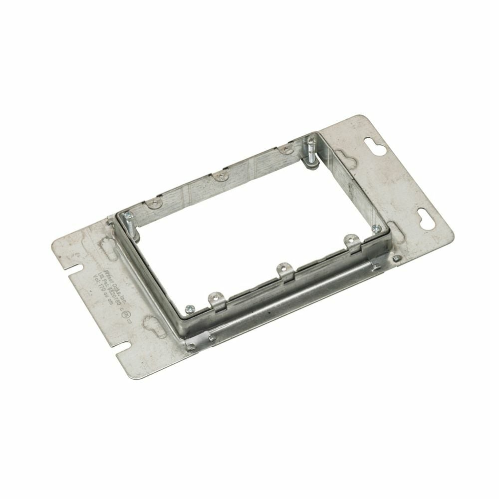 B3AJ Ruff-In 3-Device Adjustable Ring Plaster Ring, 3/4 to 1-1/2 in D