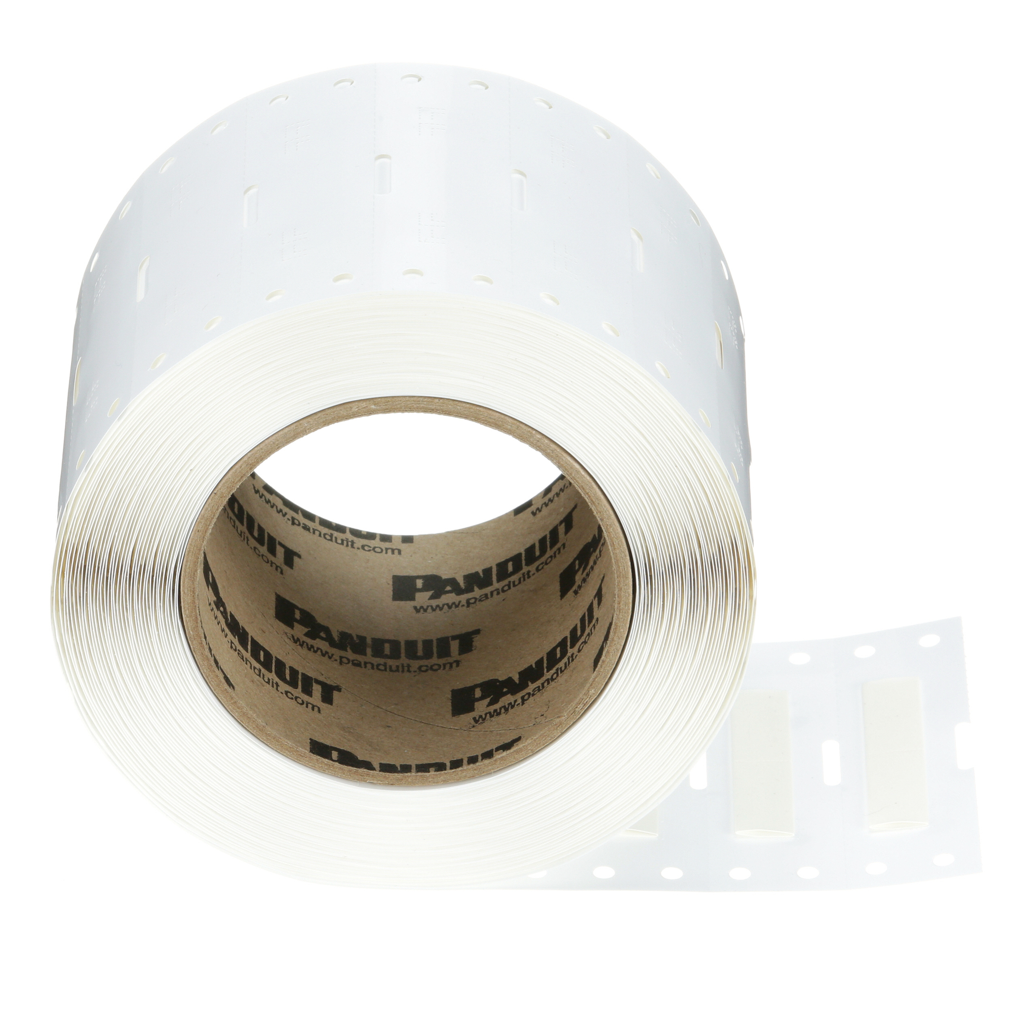 H075X044H1T Pan-Code 1-Sided Military Grade Thermal Transfer Heat Shrink Label, 16 to 10 AWG Wire, White Marker, Polyolefin