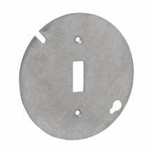 TP335 Thepitt Flat Box Cover, 4 in Dia, 4 in L x 4 in W x 4 in D, Steel