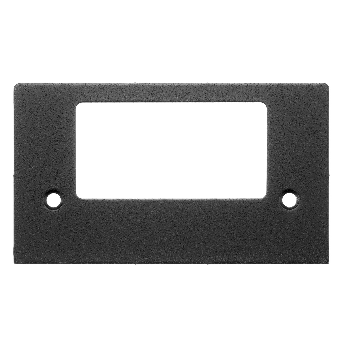 SS2309SLBKA Pedestal Standard Pedestal Poke-Through Faceplate, 2.51 in L x 4.39 in W, Aluminum