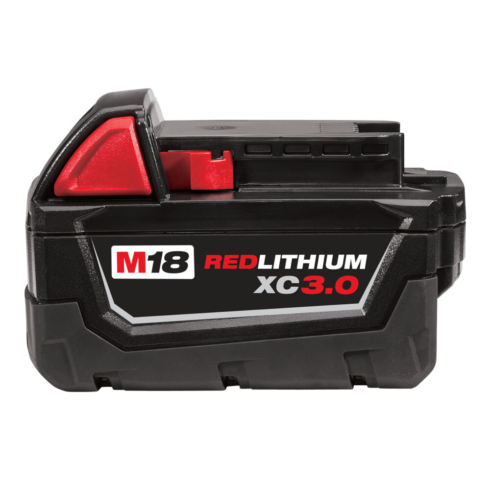 48-11-1828 M18 RedLithium High Capacity Rechargeable Cordless Battery Pack, 3 Ah Li-Ion Battery, 18 V DC Charge, For Use With M18 Cordless Power Tool