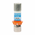 Eaton Bussmann series TPA telecommunication fuse, Indication pin, Orange ring for correct fuse position, 170 Vdc, 30A, 100 kAIC, Non Indicating, Current-limiting, Ferrule end X ferrule end