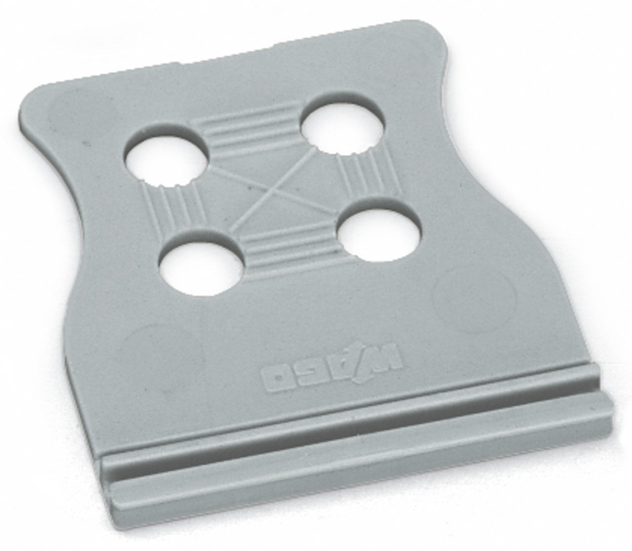 734-328 Strain Relief Plate, For Use With Standard Male and Female Connectors (2.5 mm, 3.5 mm, 5 mm, 7.5 mm Pin Spacing), Gray