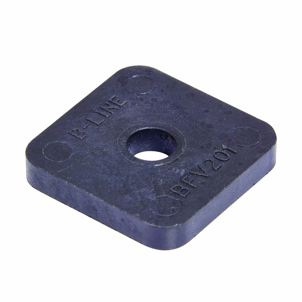BFV201 Square Washer, 3/8 in, 13/32 in ID, Glass Reinforced Polyurethane