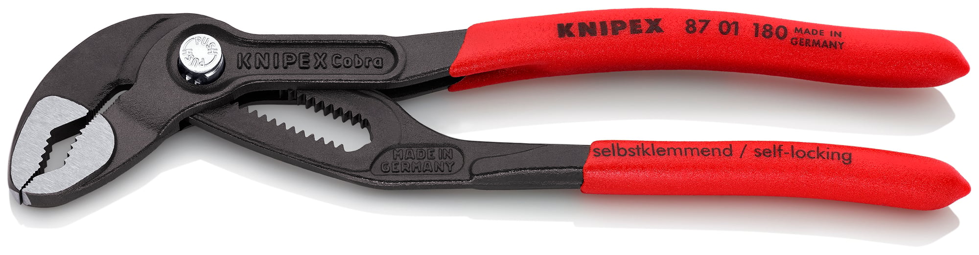 Cobra Water Pump Pliers, 7 1/4 in., Non-Slip Plastic