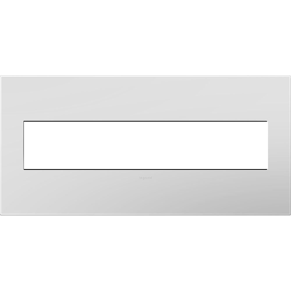 AWP5GPW1 Adorne Designer Wall Plate, 5 Gangs, 10.67 in W x 5.13 in H, Plastic