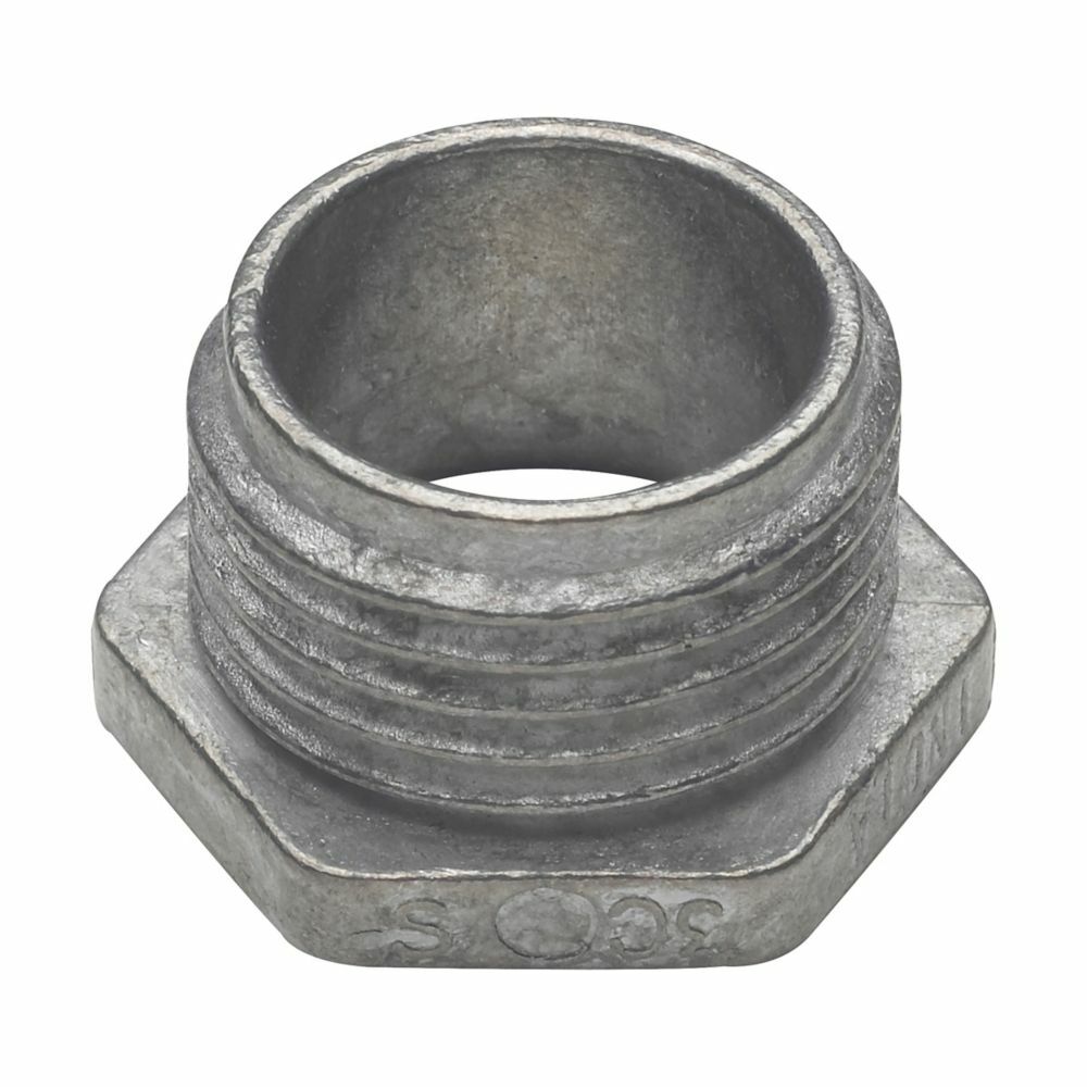 51D Non-Insulated Threaded NPSM Conduit Bushed Nipple, 3/4 in, For Use With Rigid/IMC Conduit, Die Cast Zinc