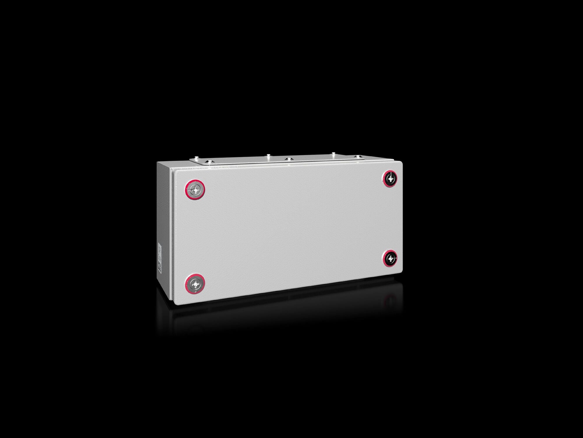 1530000 KX Series Small Terminal Box With (2) Gland Plate, 300 mm W x 120 mm D x 150 mm H, NEMA 12, Carbon Steel