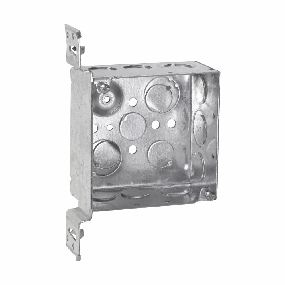 TP451PFA TP Welded Outlet Box, Aluminum, 30.3 cu-in Capacity, (15) Knockouts, 4 in H x 4 in W x 2-1/8 in D