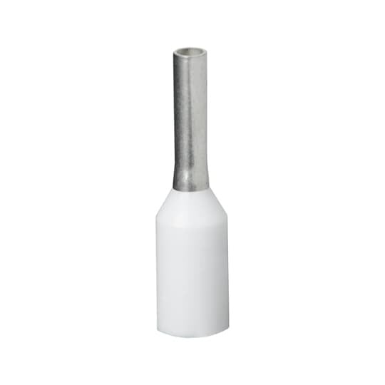F2020 Sta-Kon F Series Insulated Wire Ferrule, 20 AWG Stranded Copper Conductor, 0.453 in L, Copper, White