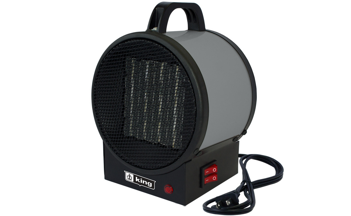 PUH PORTABLE HTR 120V-750/1500W CERAMIC W/STAT GRAY
