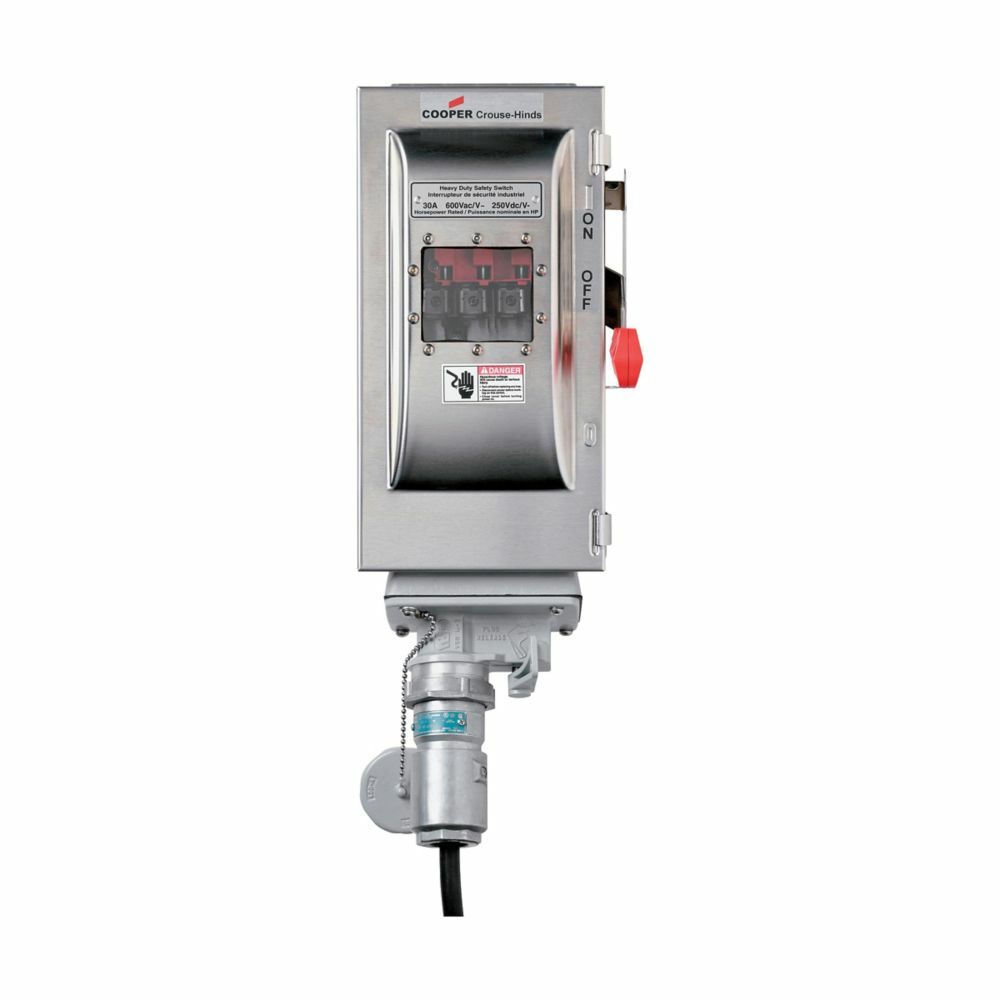 WSRDW6352SMS901 Arktite Interlocked Receptacle, 600 VAC, 60 A, 3 Poles, 4 Wires
