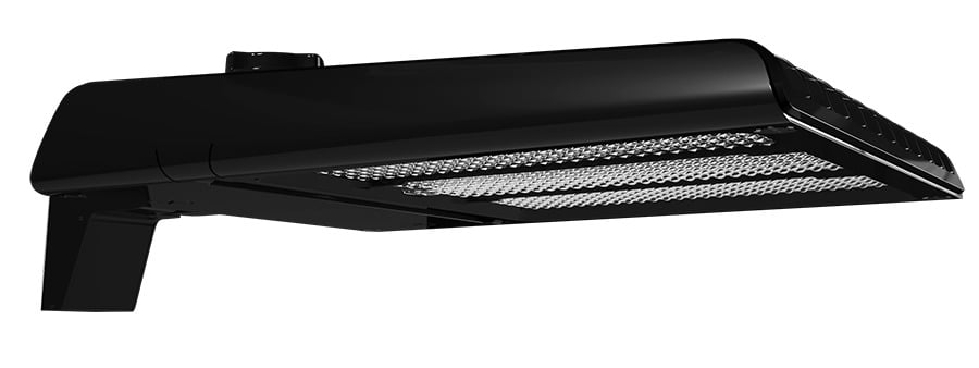 A22-320B A22 Type III Distribution Area Light, 245.5 to 323.1 W Fixture, 120 to 277 V, Black Housing