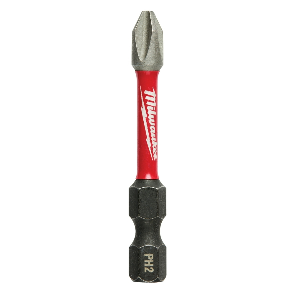 48-32-4162 Shockwave Impact Duty Impact Power Bit, #2 Phillips Point, 2 in OAL, 1/4 in, Steel